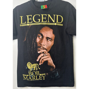 Bob Marley Shirt Mens S Black 2011 Legend Jamaica Collection Short Sleeve D33